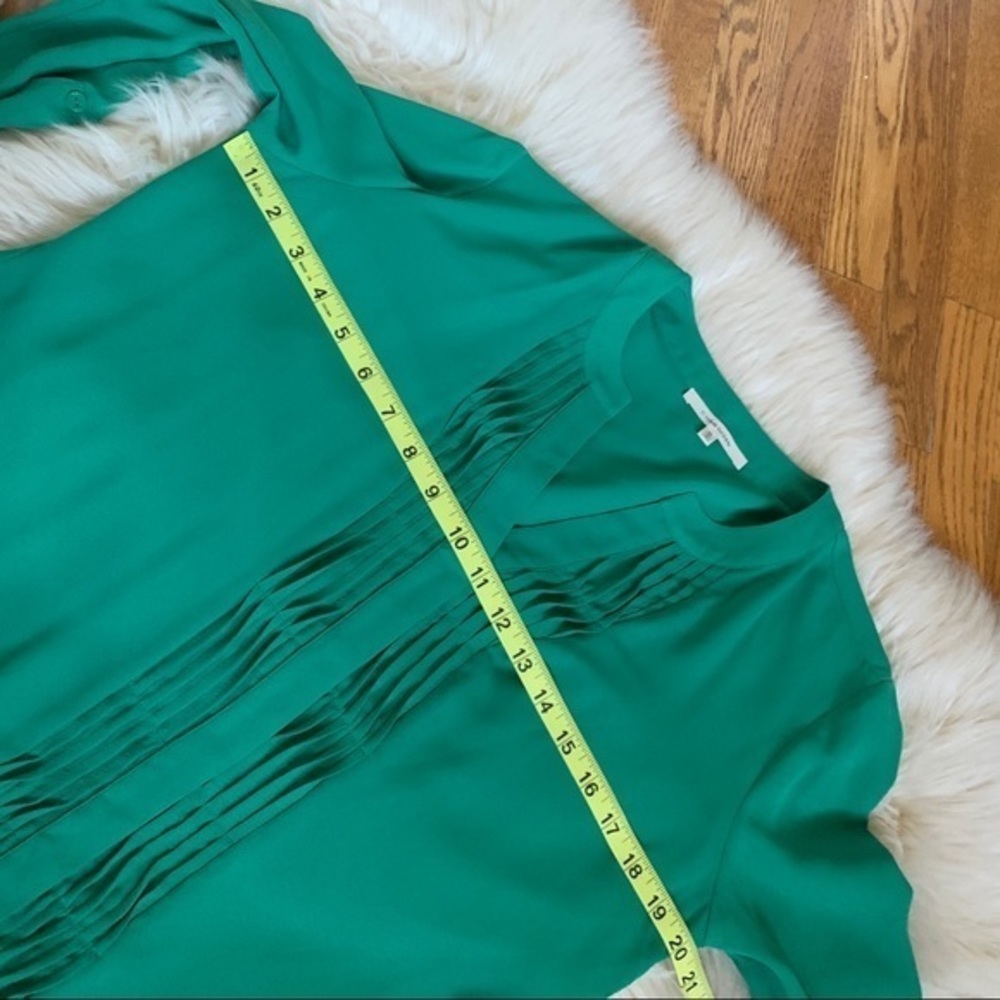 Stitch Fix 41 Hawthorn Green Button Down Blouse M View 4